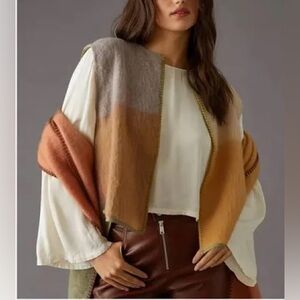 PILCRO x ANTHROPOLOGIE I Color Block Open Front Vest
Fuzzy Boxy | One Size